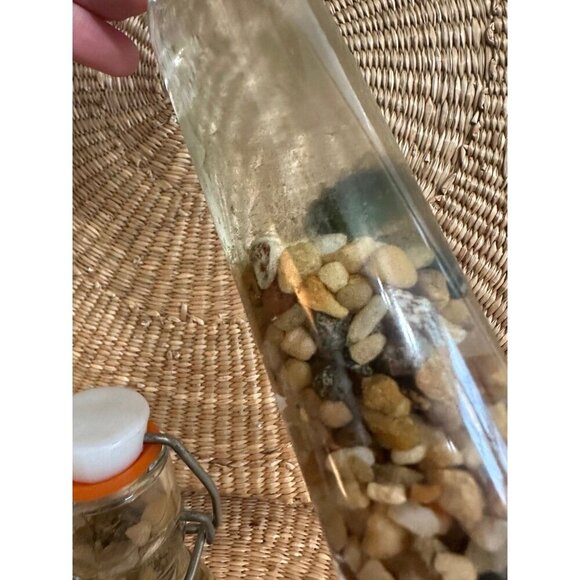Recycled Jar Terrariums with Pebbles – Set of 2 - Picture 5 of 8